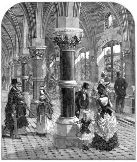 Visitors Prints: The Brighton Aquarium, 1872. Creator: Unknown