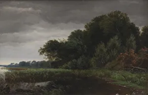 Elsinore Frederiksborg Denmark Prints: Brigthening Weather after a Shower at Gurre Lake
