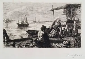 Locals Prints: Brimming, Holland, 1875-1899. Creator: James Clarke Hook