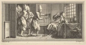 Claude Augustin Duflos Le Prints: Bringing Rope to the Prisoner, 1746-47. Creator: Claude Augustin Duflos le Jeune