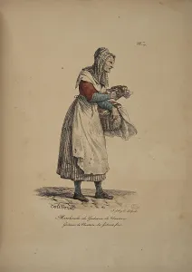 Merchants Prints: Brioche Nanterre merchant. From the Series Cris de Paris (The Cries of Paris)