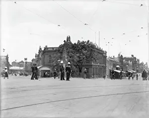 Road Junction Prints: Brisbane Corner Queen and Eagle Street/s
