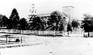 British Colony Prints: Brisbane General Hospital as seen from Bowen Bridge Road in Herston