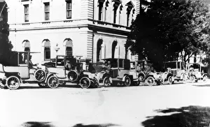 Brisbane Prints: Brisbane's First Taxis, 1908