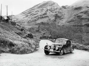 1952 Prints: Bristol 400 driven by L.Potter on the 1952 R.A.C Rally