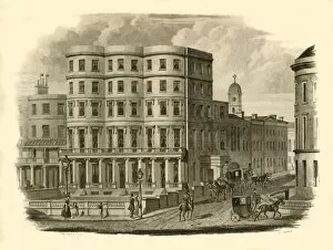 Brighton East Sussex England Gallery: Bristol Hotel, Marine Parade, Brighton, 1835. Creator: Silvester & Co