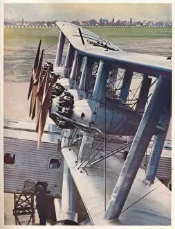 The four Bristol Jupiter engines of the Imperial Airways liner Scylla, c1936 (c1937)