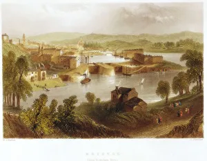 Severn Prints: Bristol from Rownham Ferry, 1841