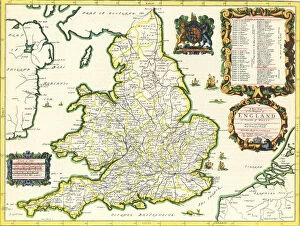 Images Dated 20th November 2013: Britannia Atlas, 1675. Artist: Ogilby, John (1600-1676)