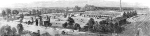 Mass Production Prints: The Britannia Ironworks at Bedford, 1860. Creator: Unknown