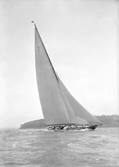 Britannia Collection: Britannia sails close-hauled, 1931. Creator: Kirk & Sons of Cowes