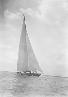 George Frederick Gallery: Britannia sails close-hauled, 1933. Creator: Kirk & Sons of Cowes