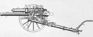 Long Gun Prints: British 18-Pounder Gun, 1915