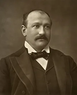 Barraud Prints: British actor Augustus Harris in Human Nature, 1886. Artist: Barraud