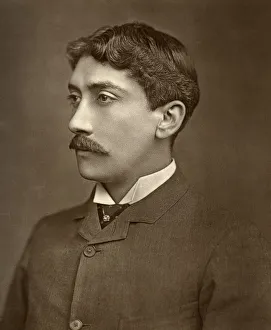 Stephens Prints: British actor Yorke Stephens in One Change, 1886. Artist: Barraud
