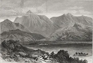 British-Afghan war, ambush by Afghan fighters to a convoy in the Khoorum, near