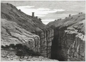 Surveillance Prints: British-Afghan war, watchtower in the Khyber Pass on the Afghan border with India