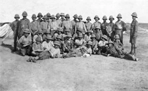 British army C group detachment, Mesopotamia, WWI, 1918