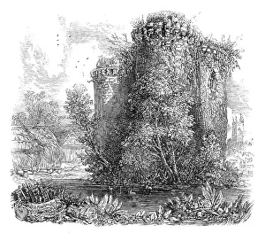 The British Association at Bath: Nunney Castle, 1864. Creator: Unknown
