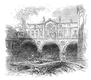 Anglers Prints: The British Association at Bath: Pulteney-bridge, 1864. Creator: Unknown