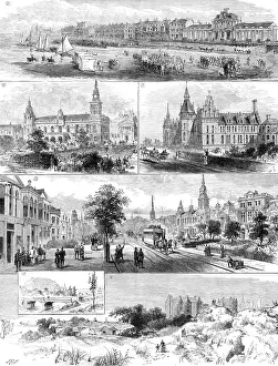 W J F Prints: The British Association at Southport, 1883. Creator: Unknown