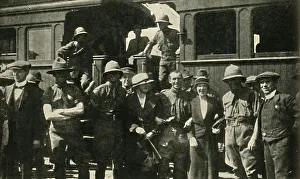 British colonial forces at Johannesburg, South Africa, First World War, 1914, (c1920)