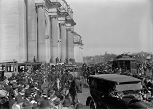 British Commission To U.S - Arrival At Union Station; General Views, 1917. Creator: Harris & Ewing. British Commission To U.S - Arrival At Union Station; General Views, 1917. Creator: Harris & Ewing