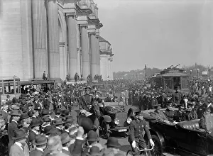 British Commission To U.S - Arrival At Union Station; General Views, 1917. Creator: Harris & Ewing. British Commission To U.S - Arrival At Union Station; General Views, 1917. Creator: Harris & Ewing