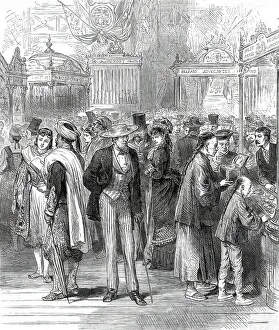 Centenary Prints: In the British Department of the American Centennial Exhibition...1876. Creator: Unknown