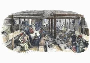 British emigrants bound for Sydney, Australia, in quarters on the St Vincent