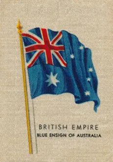 Nationalism Prints: British Empire - Blue Ensign of Australia, c1910