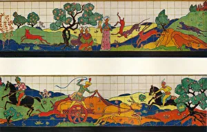 Studio Volume 87 Prints: British Empire Exhibition Decoration for Restaurant Exterior