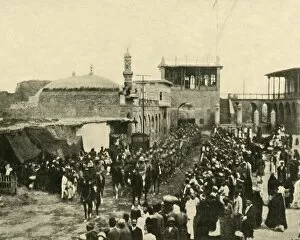The British Entry into Bagdad, March 11, 1917, (c1920). Creator: Unknown