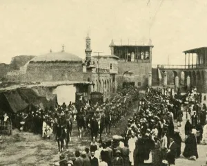 Frank A Mumby Prints: The British Entry into Bagdad, March 11, 1917, (c1920). Creator: Unknown