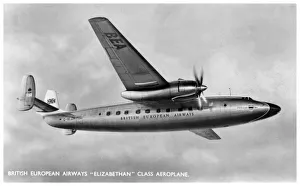 Wing Gallery: British European Airways Elizabethan class aeroplane, 20th century
