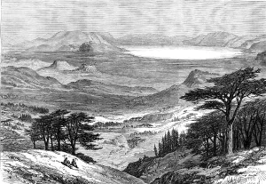 Abyssinia Prints: The British Expedition to Abyssinia: Lake Ashangi from the Antalo Road