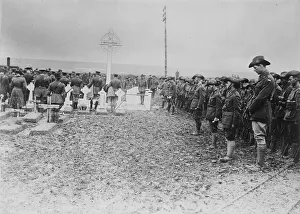 Division Prints: British field memorial service, 8 Jul 1917. Creator: Bain News Service