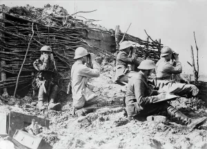 Intelligence Prints: British & French artillery observers