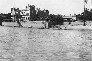 British general headquarters, Baghdad, Mesopotamia, WWI, 1918