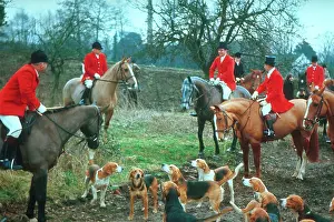 Controversy Prints: British hunting scene, c1955. Creator: Arthur Charles Kirby Ware