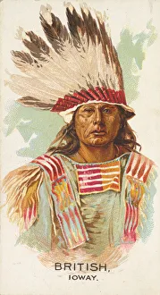 British, Ioway, from the American Indian Chiefs series (N2) for Allen &