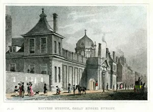 Bloomsbury Prints: British Museum, Great Russell Street, London, 19th century