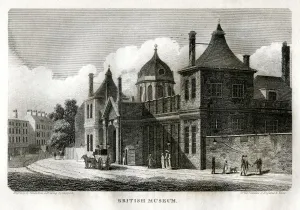 Bloomsbury Prints: British Museum, London, c1810. Artist: Sands