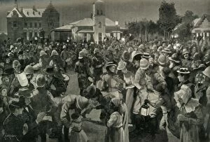 Occupied Territory Gallery: The British Occupation of Bloemfontein - An Evening Concert, 1900. Creator: A Forestier