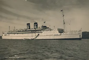 British passenger ship SS Arandora Star of the Blue Star Line, 1936 British passenger ship SS Arandora Star of the Blue Star Line, 1936
