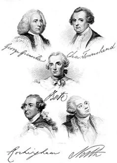 Prime Minister Collection: British politicians and prime ministers, 1837.Artist: R Hick