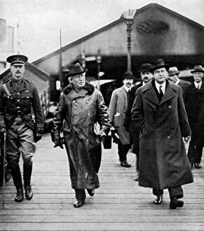 Eire Collection: British Prime Minister Herbert Asquith visiting Ireland, 1914 (1951)