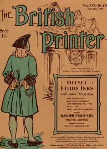 Hands Behind Back Gallery: The British Printer Vol. XXX - No. 175 April-May, 1917 cover, 1917. Artist: Mander Brothers