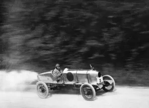 British racing driver George Bedford driving a Hillman Speed Model, 1922