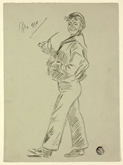 Phil May Prints: British Seaman on Shoreleave, n. d. Creator: Philip William May